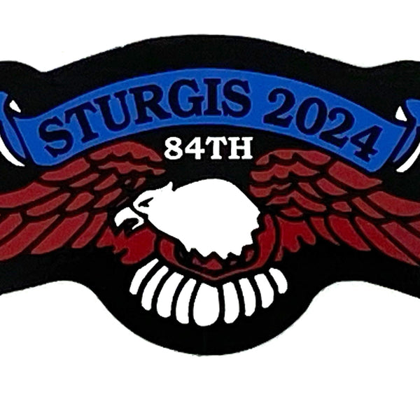 Sturgis Eagle Wing Sticker - 2024