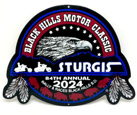 Sturgis Heritage Metal Sign - 2024