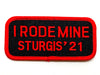 Sturgis I Rode Mine Patch - 2021