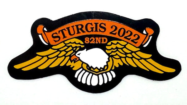 Sturgis Eagle Wing Sticker - 2022