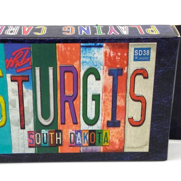 Sturgis Chopped License Plate Playing Cards