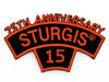 Sturgis Rocker Patch - 2015 (2-digit)