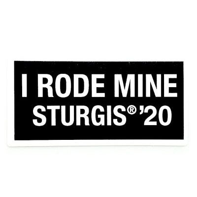 Sturgis I Rode Mine Sticker - 2020