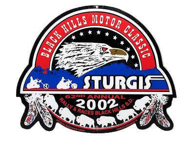 Sturgis Heritage Metal Sign - 2002