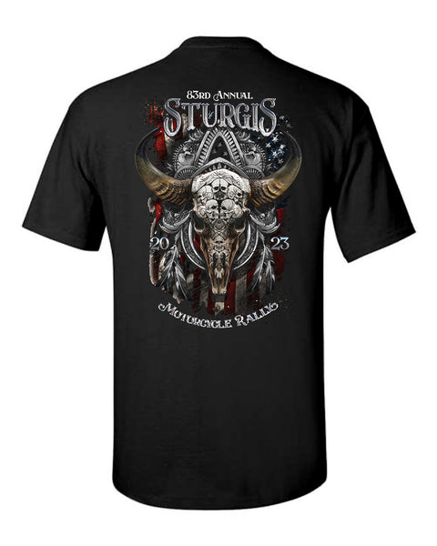 83rd Buffalo Skull T-Shirt