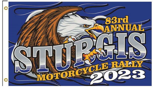 2023 Sturgis 3x5 Flag - Eagle Attack