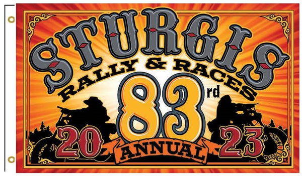 2023 Sturgis 3x5 Flag - Rider