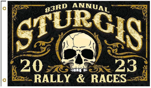 2023 Sturgis 3x5 Flag - Tombstone