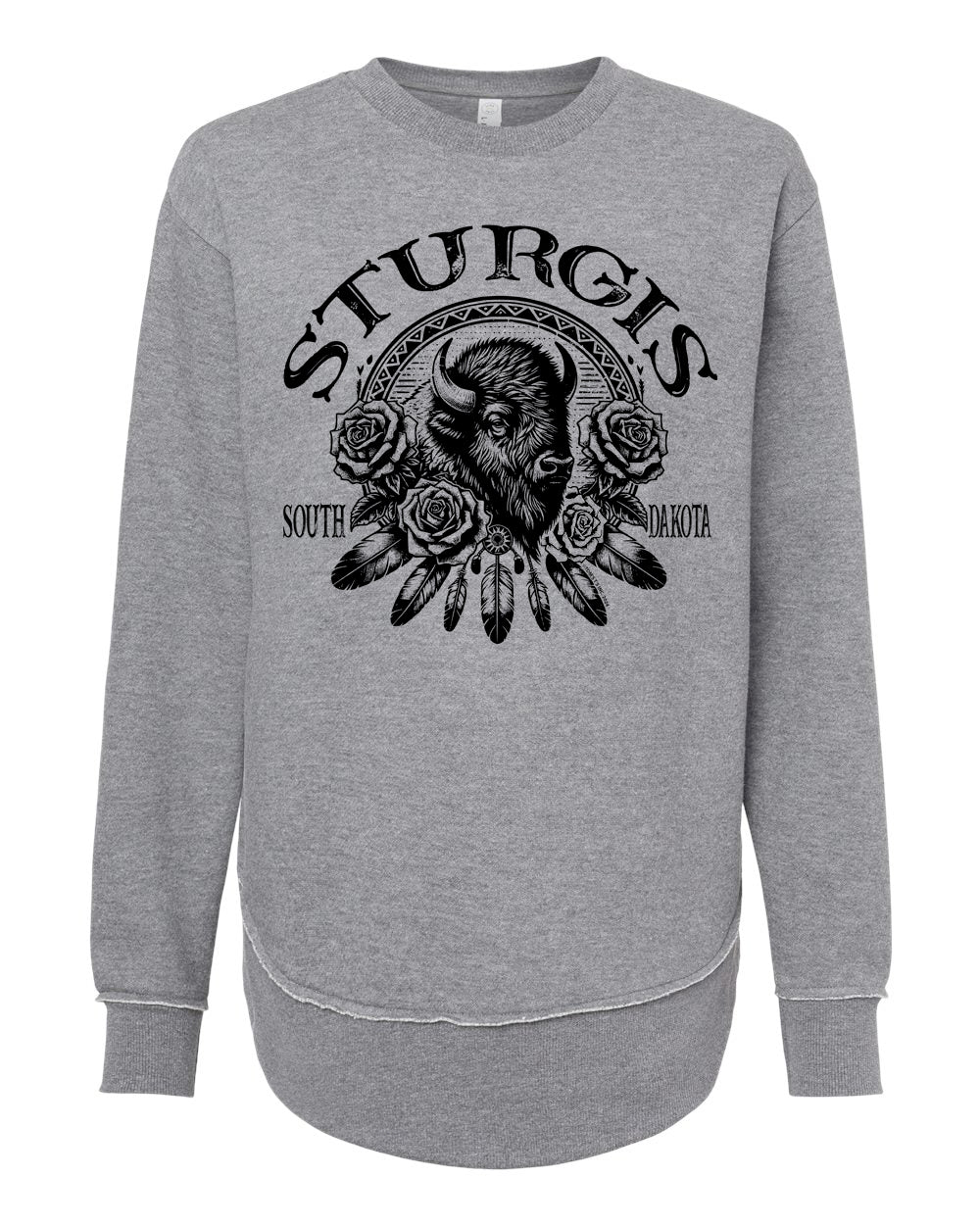 Ladies BOHO Bison Sweatshirt