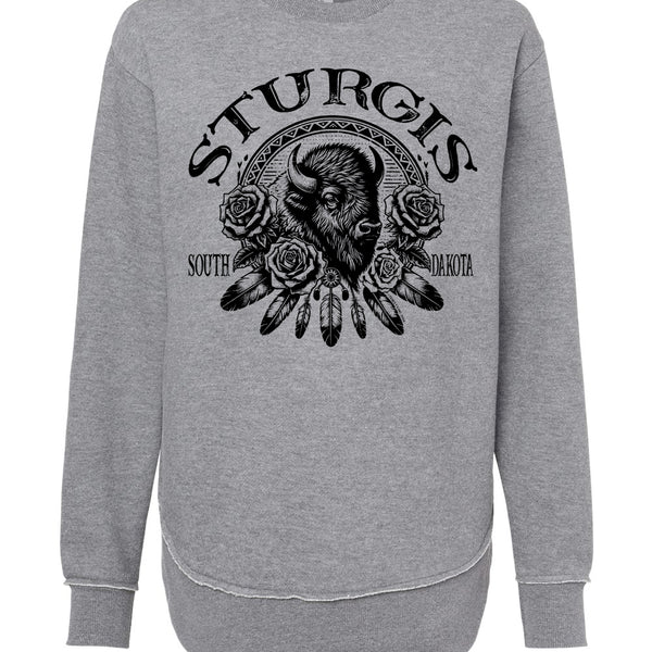 84th Ladies BOHO Bison Sweatshirt 2024