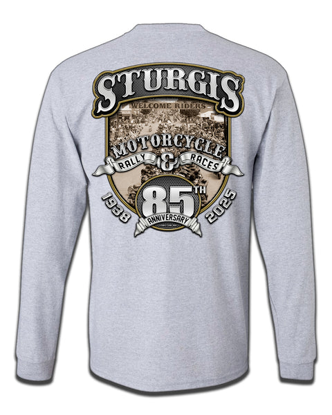 85th Heritage Logo Long Sleeve Tee