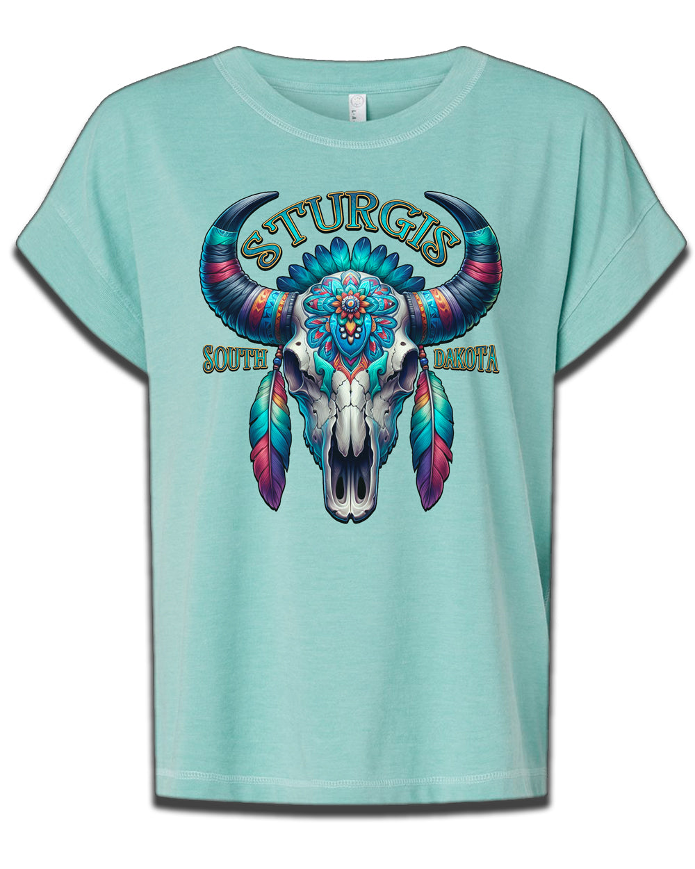 Ladies Buffalo Skull