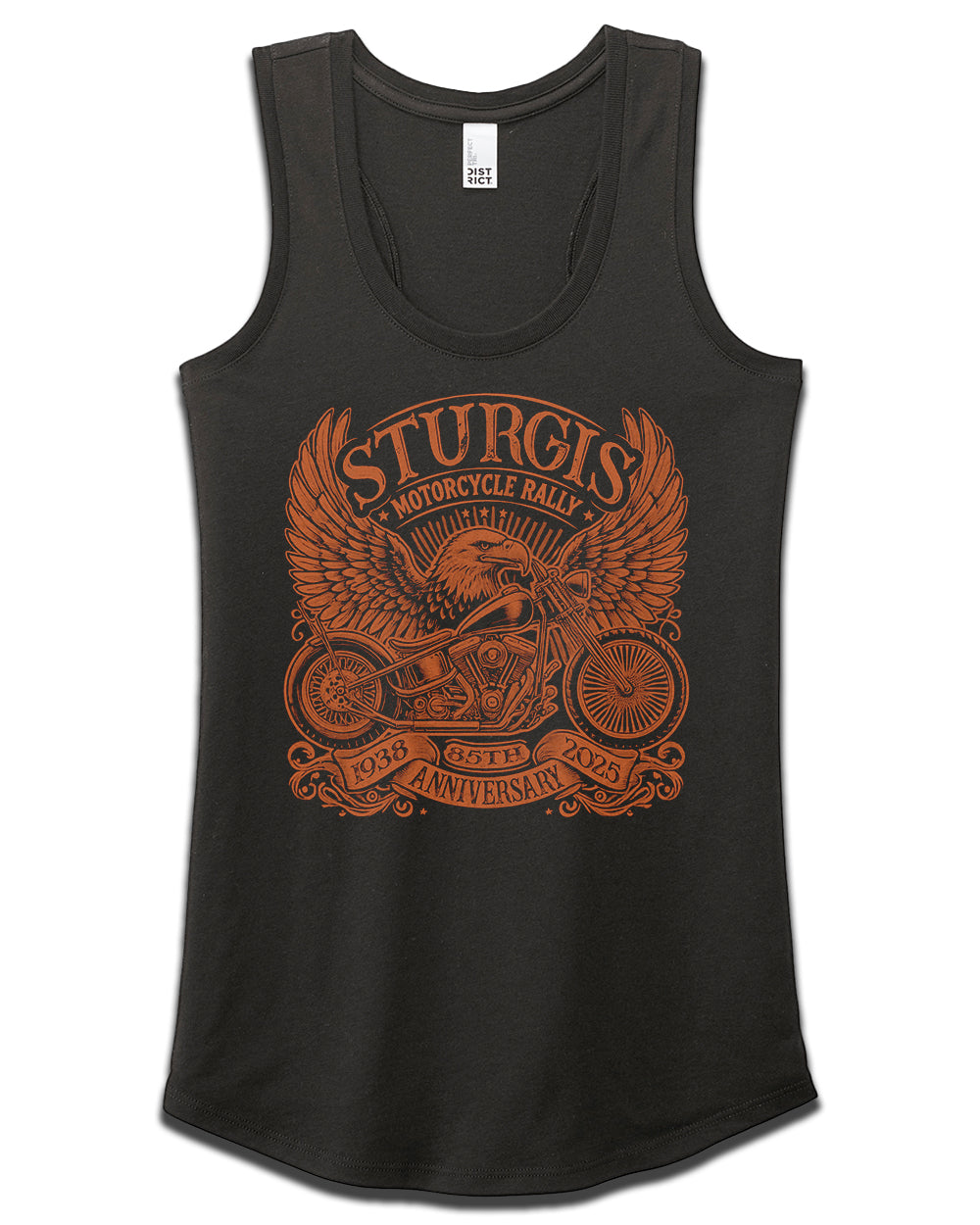 85th Ladies Eagle Wing Racerback Tank