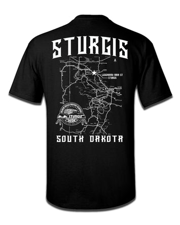 86th Black Hills Map T-Shirt 2026