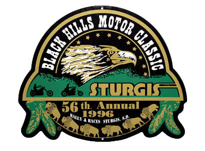 Sturgis Heritage Metal Sign - 1996