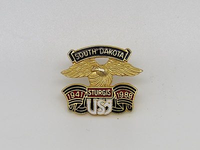 Sturgis Eagle Wing Pin - 1988