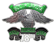 Eagle Wing Metal Sign - 2018