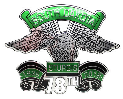 Eagle Wing Metal Sign - 2018