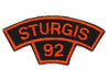 Sturgis Rocker Patch - 1992 (2-digit)