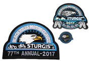 Sturgis Heritage Pin, Patch & Sticker Set - 2017