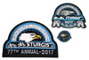 Sturgis Heritage Pin, Patch & Sticker Set - 2017