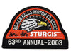 Sturgis Heritage Patch - 2003