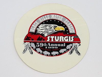Sturgis Heritage Decal - 1999