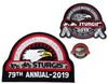 Sturgis Heritage Pin, Patch & Sticker Set - 2019