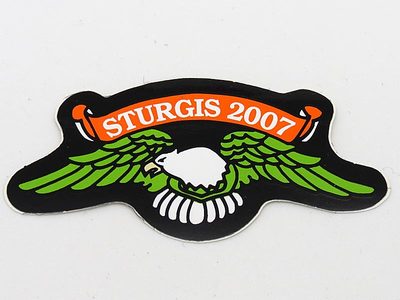 Sturgis Eagle Wing Sticker - 2007