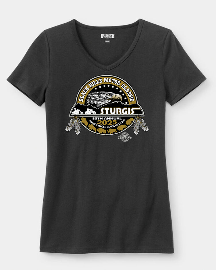 Duluth Women's No Yank Short Sleeve V-Neck Tee 60883