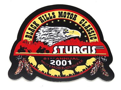 Sturgis Heritage Sticker - 2001