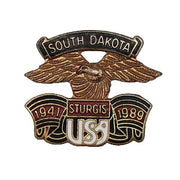 Sturgis Eagle Wing Pin - 1989