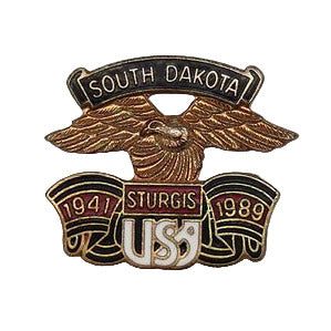 Sturgis Eagle Wing Pin - 1989
