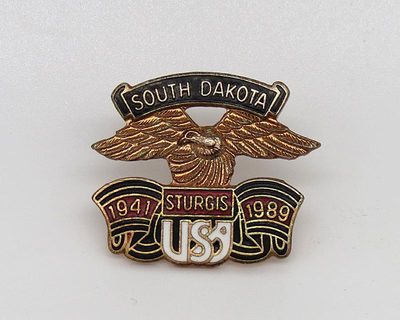 Sturgis Eagle Wing Pin - 1989