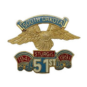 Sturgis Eagle Wing Pin - 1991