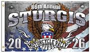 Sturgis American Steel Flag - 2026