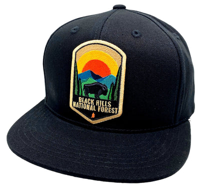 BH Bison Youth Black Flatbill Cap