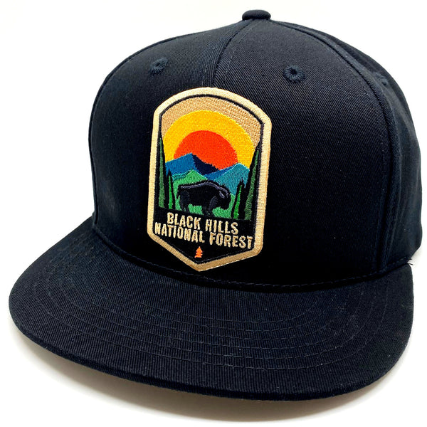 BH Bison Youth Black Flatbill Cap
