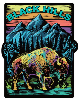 Black Hills Bright Buffalo Magnet
