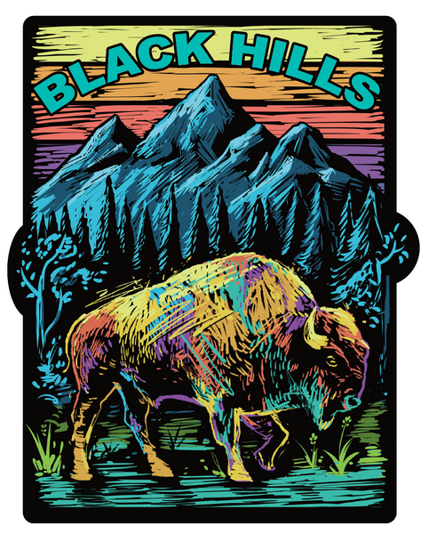 Black Hills Bright Buffalo Magnet