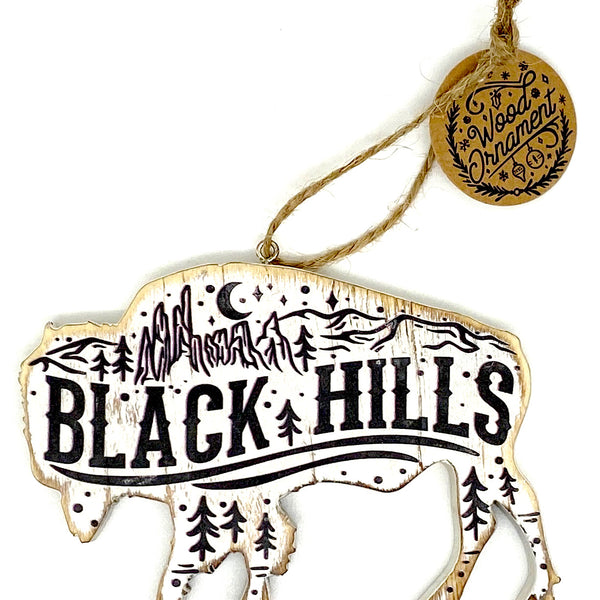 BH Buffalo Wood Ornament