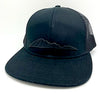 Bear Butte Black Flat Bill Cap