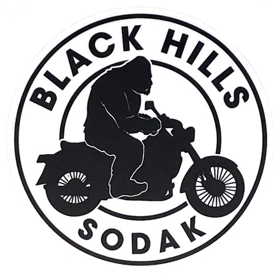 Bigfoot Motorcycle Sticker