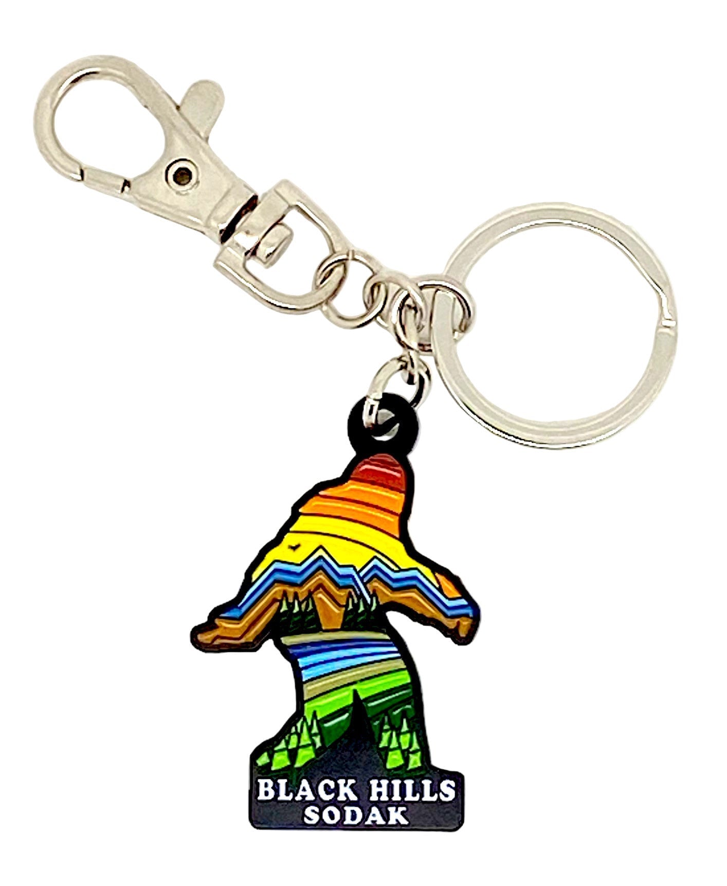 Bigfoot Sunrise Keychain