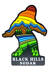 Bigfoot Sunrise Magnet