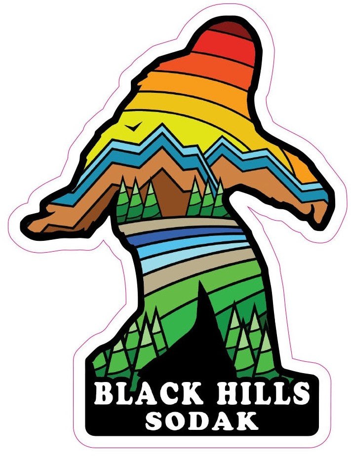 Bigfoot Sunrise Sticker