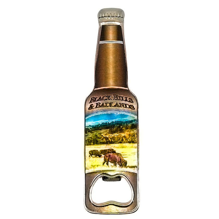 Black Hills Foil Bottle Opener Magnet