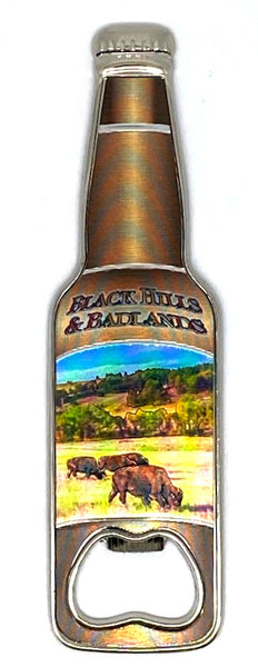 Black Hills Foil Bottle Opener Magnet