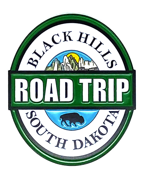 Black Hills Road Trip Magnet - Green
