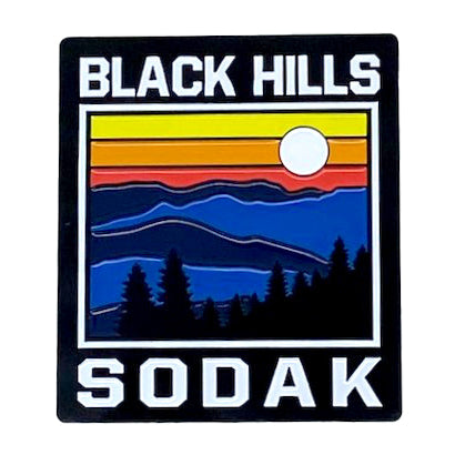 Black Hills SODAK Sunset Magnet
